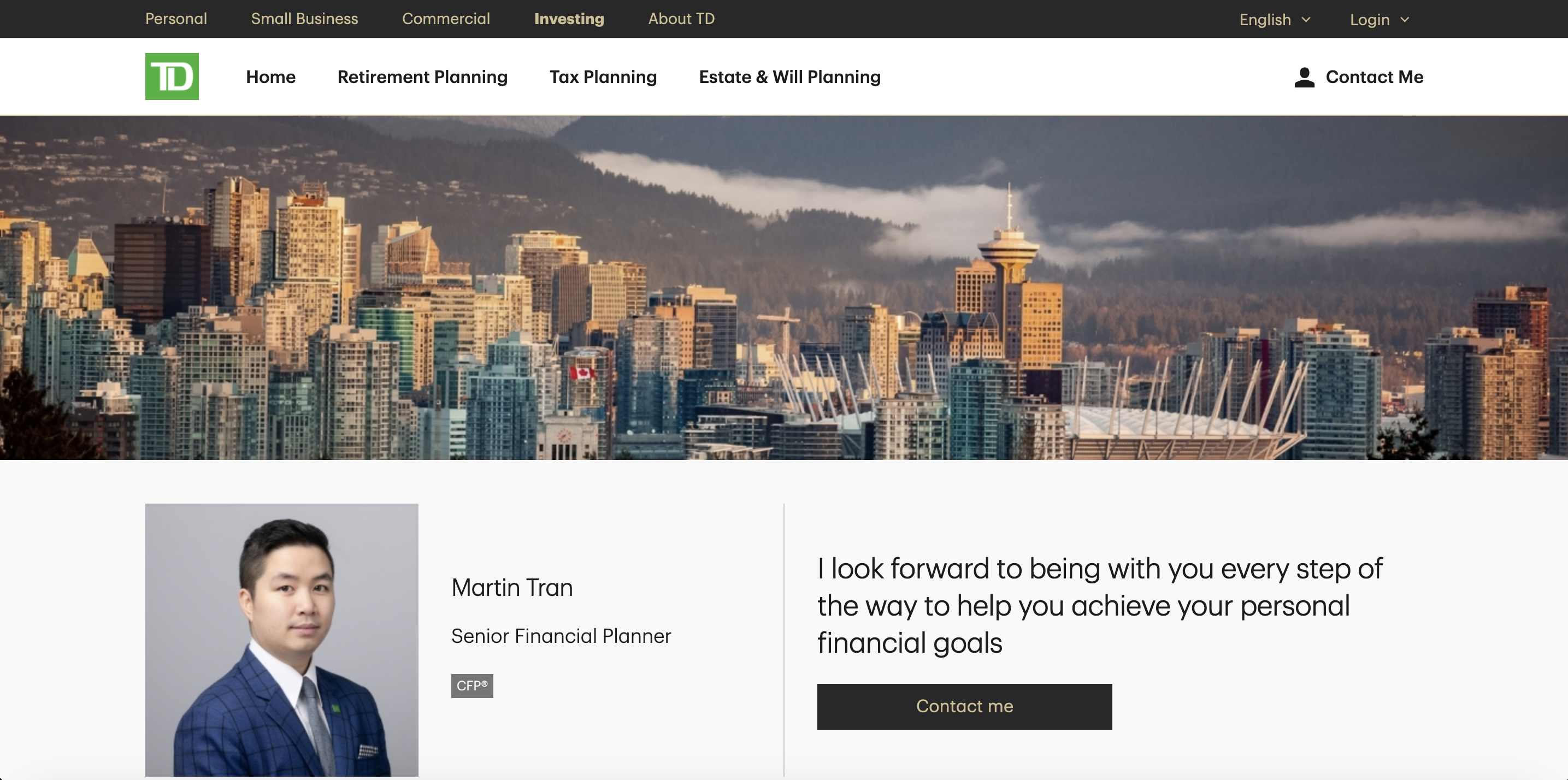 Martin Tran - Fee Only Financial Planner in Burnaby